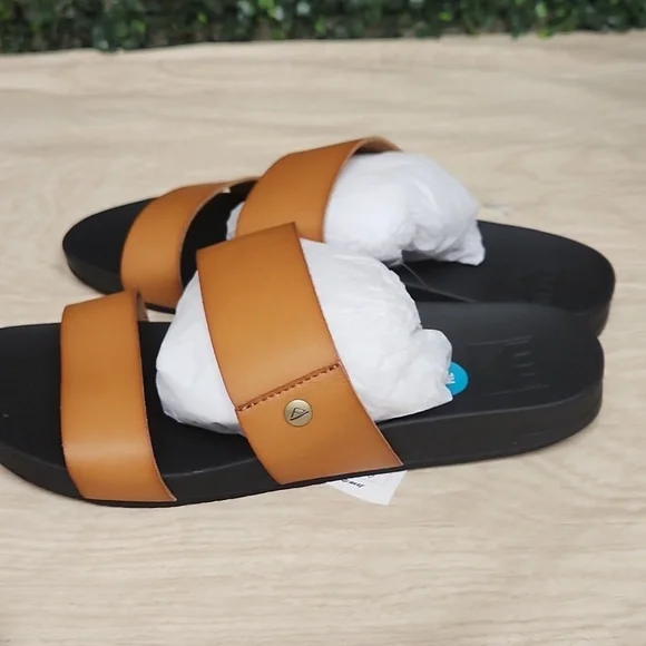 Brown Double Strap Sandals - Picture 5 of 5